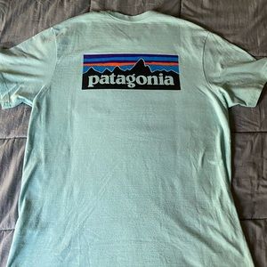 Patagonia T-shirt Men's P-6 Logo Responsibili-Tee